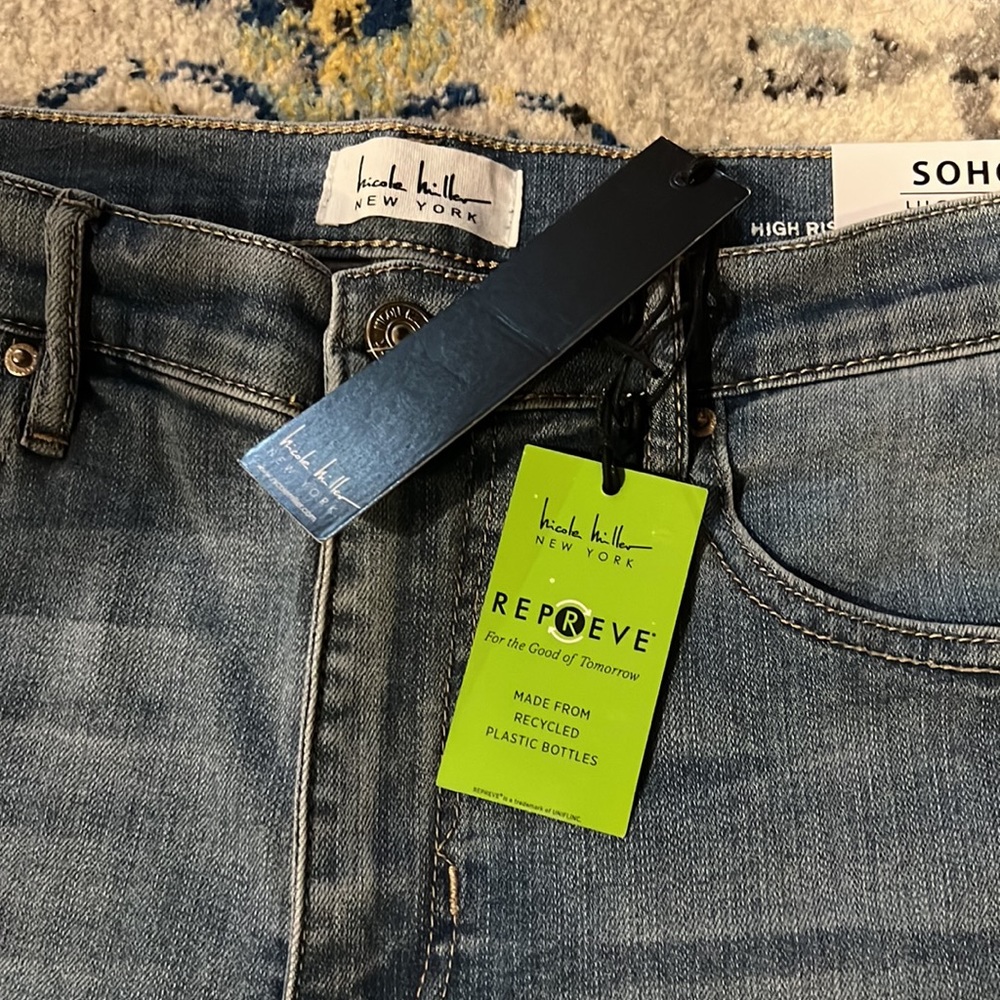 Nicole Miller - Soho High Rise Jeans - 12 - NWT - Picture 4 of 8
